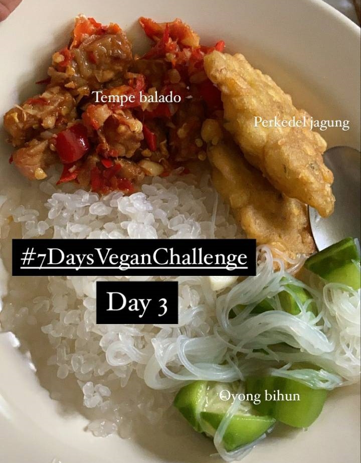 9 Menu vegan Angela Gilsha, tetap berenergi walau tanpa daging