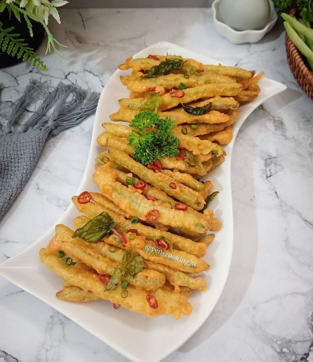 9 Resep buncis krispi ala rumahan, cocok buat camilan