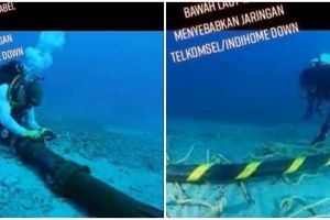 IndiHome gangguan, ini perjuangan penyambungan kabel di bawah laut