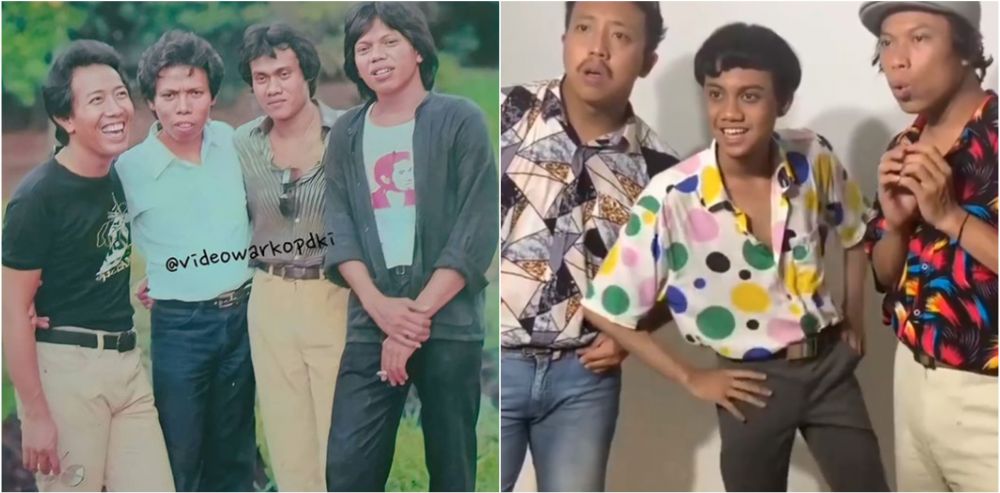 Different appearance styles of Warkop and Warcopy © various sources