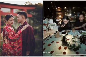 11 Momen Azriel Hermansyah beri kejutan Sarah Menzel naik helikopter