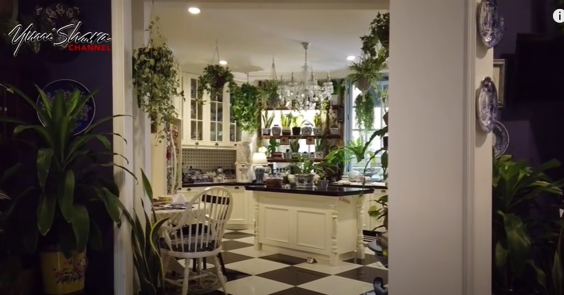 9 Cara Yuni Shara menata dapur,  estetik penuh tanaman