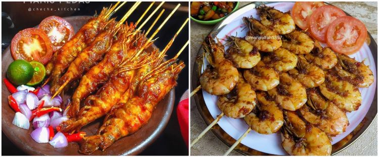9 Homemade grilled prawns recipe, the taste is special to add rice