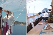 11 Foto kapal sewaan Zaskia Sungkar di Labuan Bajo, jadi betah liburan