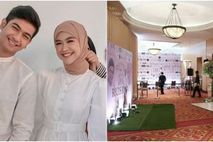 Mirip taman bunga, 7 potret dekorasi lamaran Ria Ricis dan Teuku Ryan