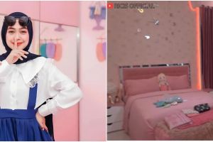 9 Potret kamar Ria Ricis di rumah lama dan baru, serba Hello Kitty