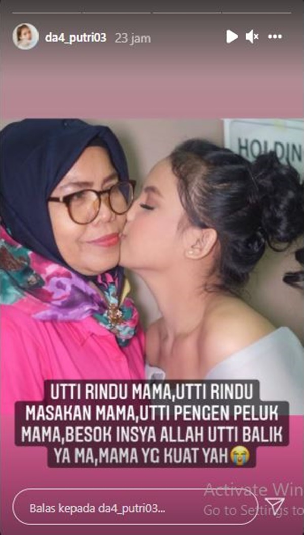 9 Momen kenangan Putri DA bersama ibu, penuh kehangatan