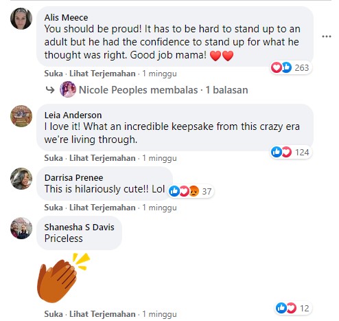 Ngotot bermasker saat pemotretan pasfoto di sekolah, bocah ini dipuji