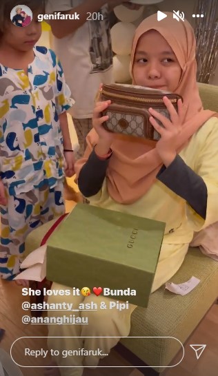 Adik Atta Halilintar ultah, Ashanty beri kado tas mewah