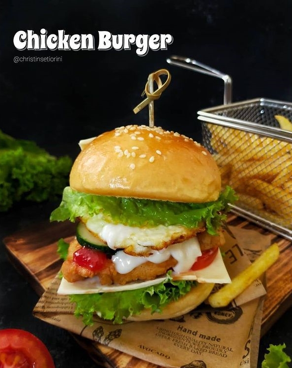 9 Resep kreasi burger ayam, lezat dan mengenyangkan