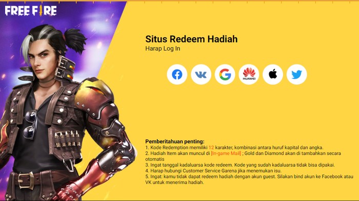 Kode Redeem Free Fire 29 September 2021, ada Skin & Loot Crate gratis