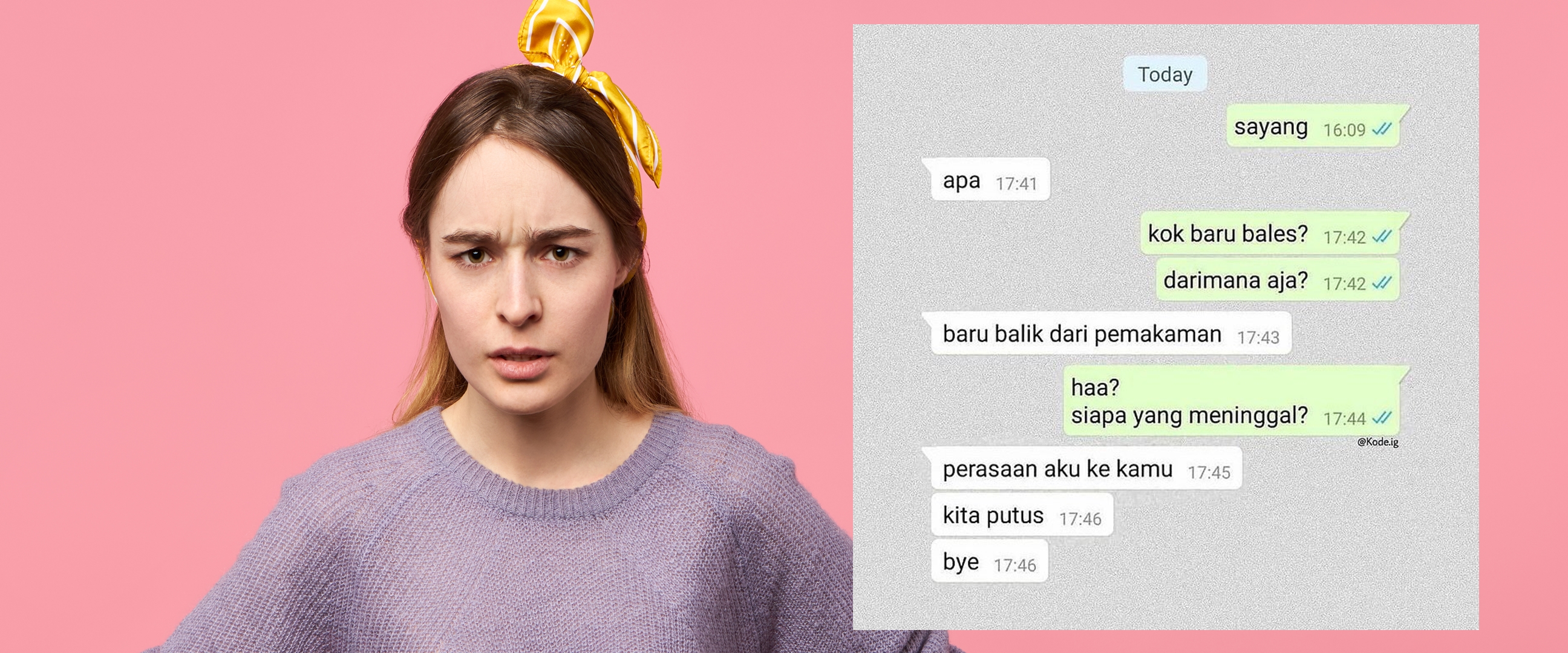 11 Chat lucu dikerjain pacar sendiri ini endingnya bikin emosi