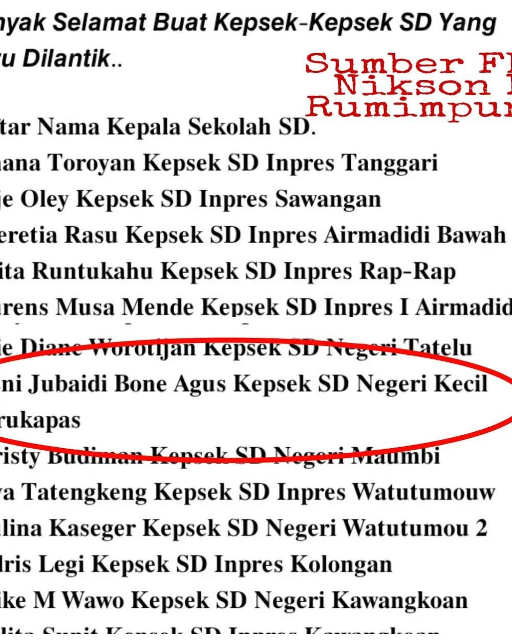 Viral kisah guru SD dilantik jadi kepsek tapi sekolahnya tidak ada
