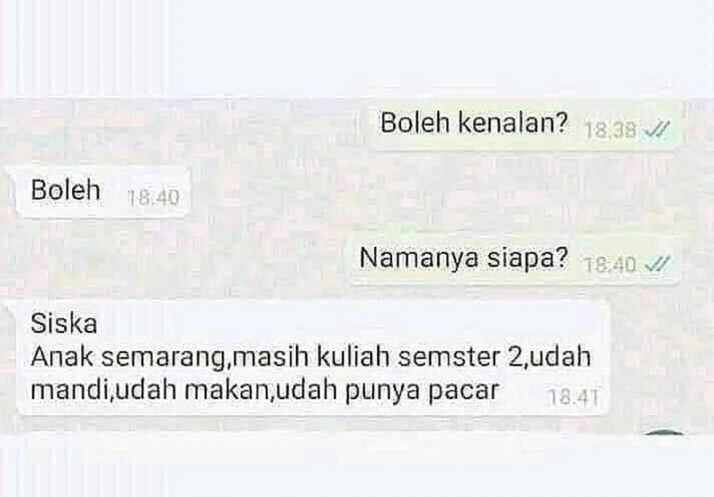 11 Chat lucu 'ternyata nggak jomblo' ini endingnya makjleb