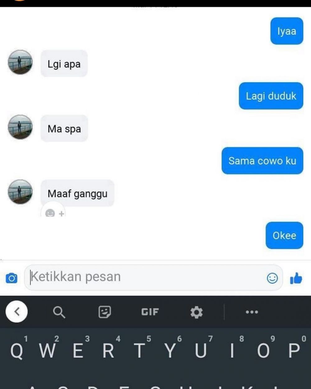 11 Chat lucu 'ternyata nggak jomblo' ini endingnya makjleb