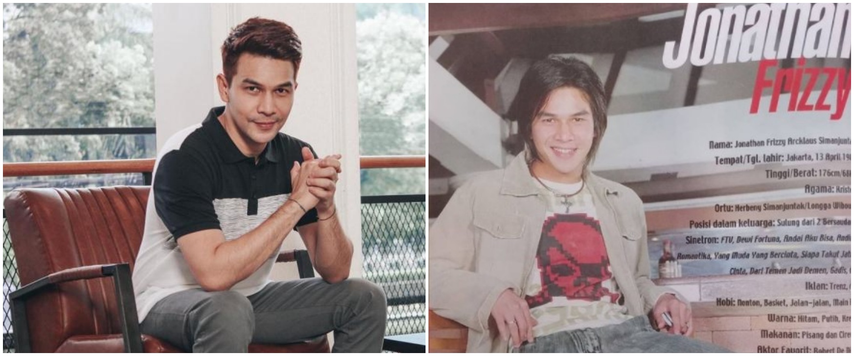 Kerap mejeng di cover majalah, ini 9 potret masa muda Jonathan Frizzy