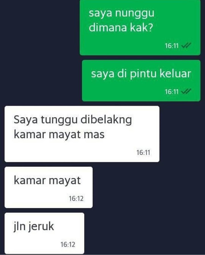 11 Chat lucu driver ojek online nyari penumpang, endingnya bikin heran