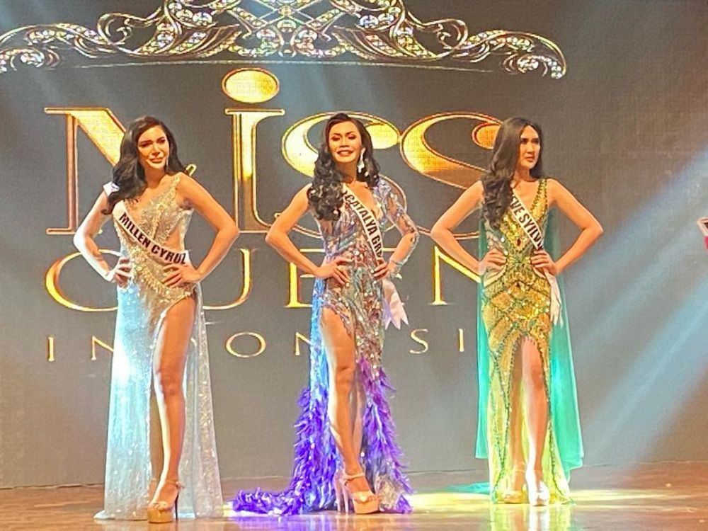 9 Momen Millen Cyrus ikut Miss Queen Indonesia 2021, sabet gelar juara
