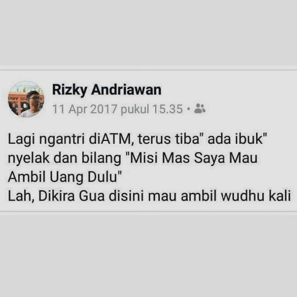 11 Status FB lucu niatnya cerita ini malah bikin kesel