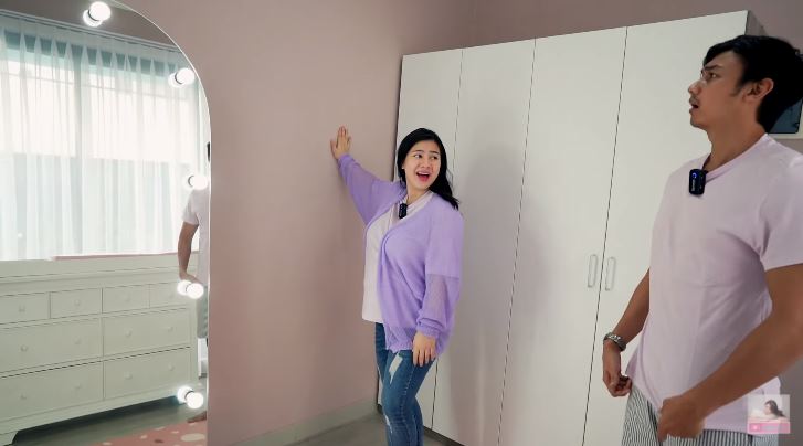 9 Potret kamar bayi Felicya Angelista dan Hito, berkonsep soft pink