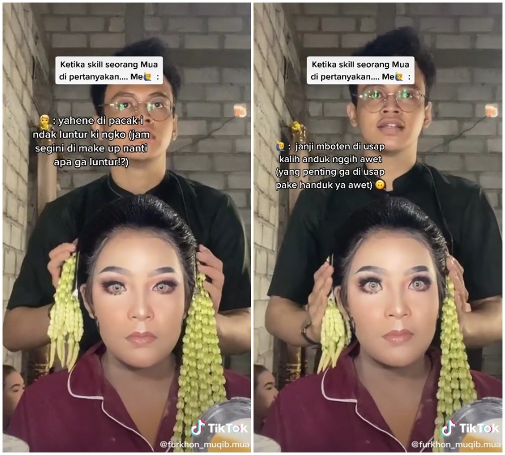 Dicecar pertanyaan emak-emak saat rias pengantin, MUA ini jawab santai