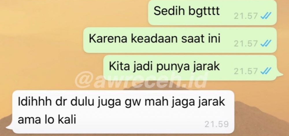 11 Chat lucu terlanjur kepedean ini endingnya bikin malu sendiri