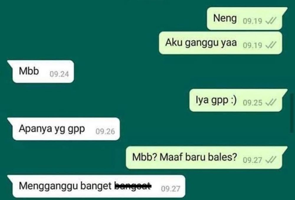 11 Chat lucu terlanjur kepedean ini endingnya bikin malu sendiri