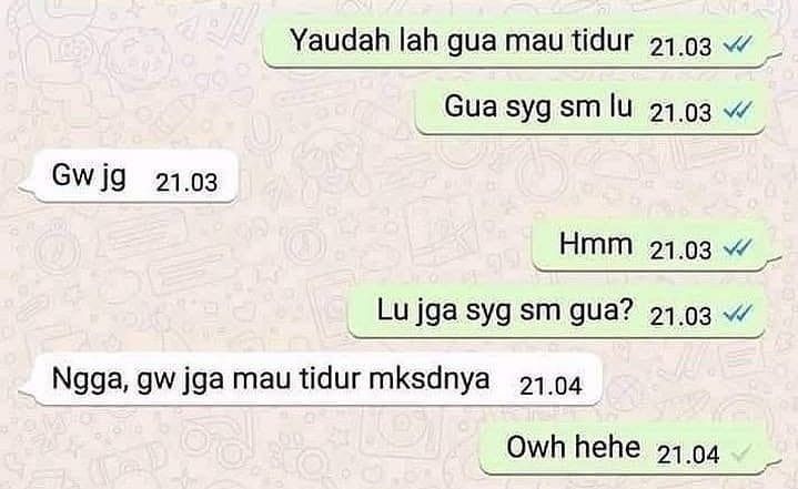 11 Chat lucu terlanjur kepedean ini endingnya bikin malu sendiri