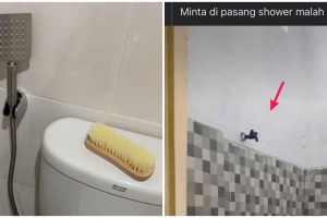 13 Penampakan shower di kamar mandi ini uniknya nggak ada obat