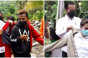 5 Momen warga dapat jaket dari Jokowi, kenangan tak terlupakan