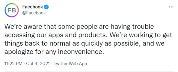 Layanan down 6 jam, ini penjelasan Facebook, Instagram & WhatsApp