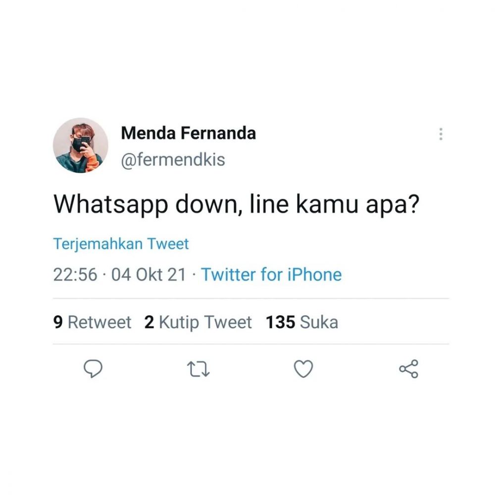13 Cuitan lucu gara-gara Facebook, WhatsApp, dan Instagram down