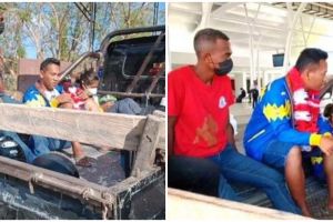 Heboh atlet NTT peraih medali emas PON dijemput pakai mobil pikap