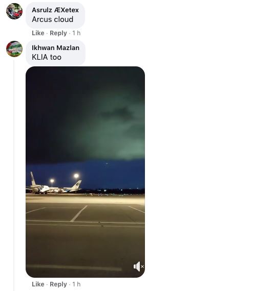 Gumpalan awan hitam gemparkan warga Malaysia, intip penampakannya