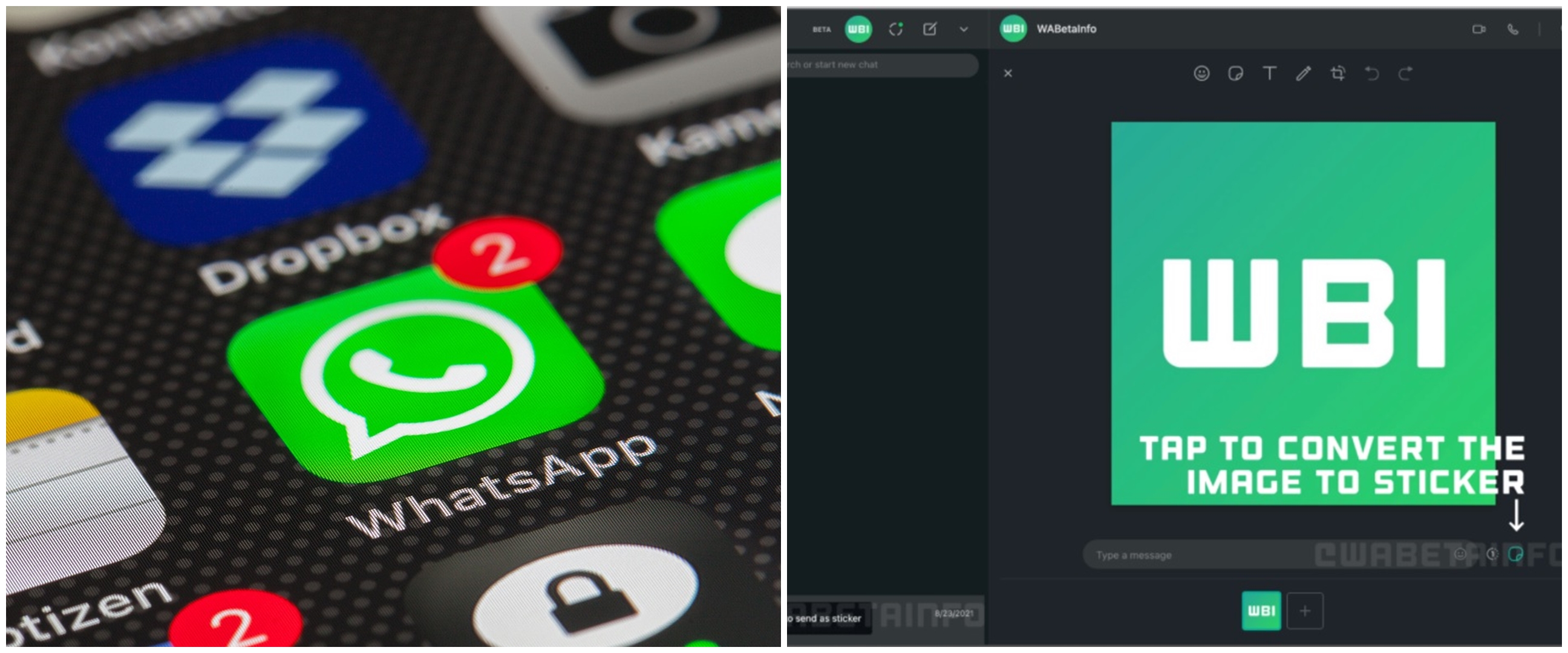 WhatsApp hadirkan tampilan baru, kirim foto bisa pakai stiker