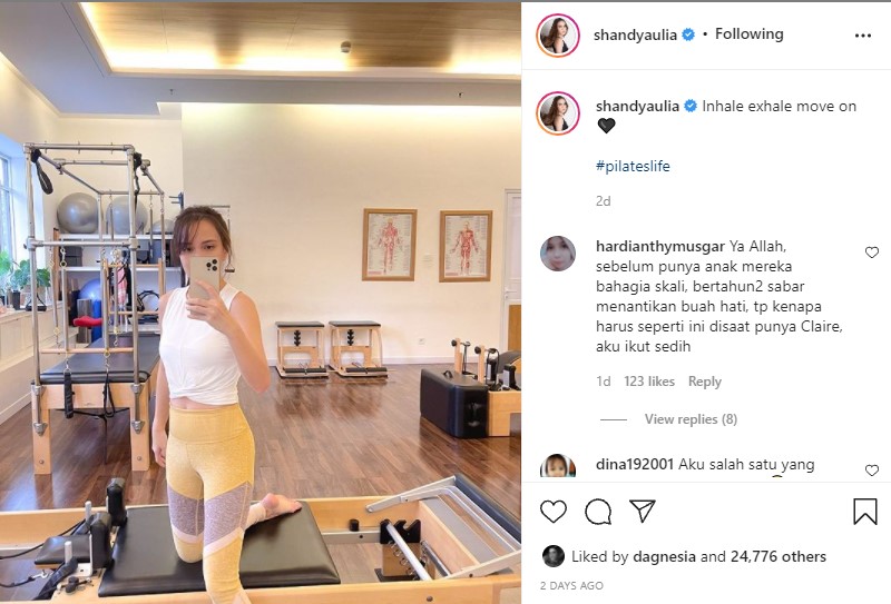 Curhat galau Shandy Aulia, heboh dikabarkan bercerai