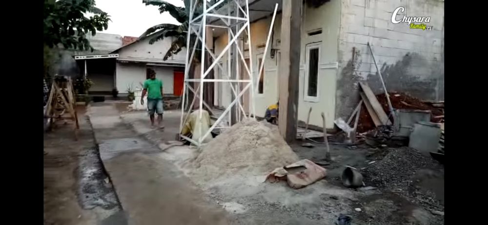 Masih proses dibangun, ini 7 penampakan kontrakan milik Glenca Chysara