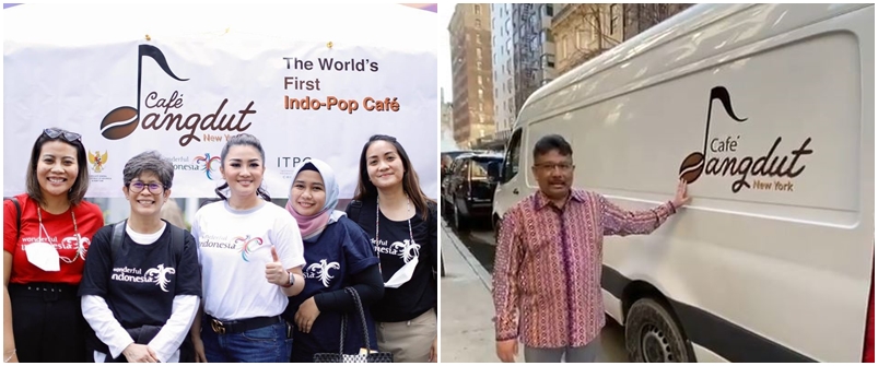 Usaha kuliner 5 seleb di luar negeri, Fitri Carlina buka cafe dangdut