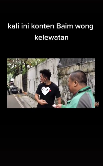 Viral aksi Baim Wong tegur kakek yang mengikutinya hingga depan rumah