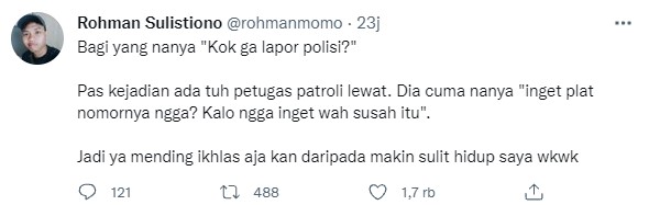Jadi korban tabrak lari, sikap pedagang ini di luar dugaan
