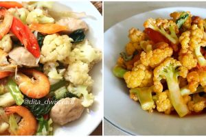 11 Resep tumis kembang kol, solusi masak cepat, sehat, dan enak