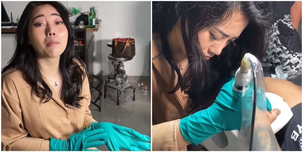 Reza Arap bikin tato di tangan, dikerjakan sang istri