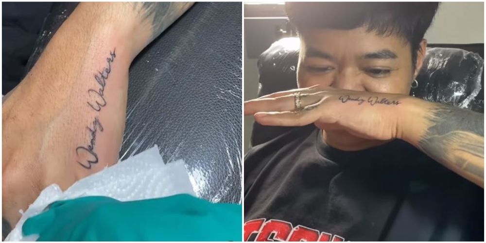 Reza Arap bikin tato di tangan, dikerjakan sang istri