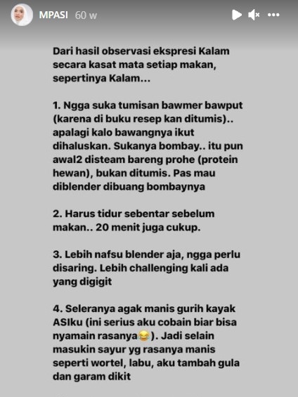 7 Trik MPASI Tika Bravani saat anak susah makan, dijamin ampuh