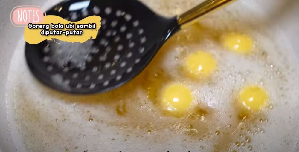 5 Trik Tasyi Athasyia membuat bola ubi kopong, matang sempurna