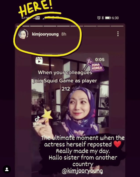 Viral hijaber asal Malaysia mirip pemain 212 di serial Squid Game