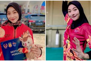 Momen atlet pencak silat tanding saat hamil di PON Papua, bikin salut