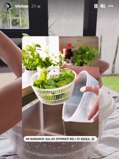 7 Alat dapur istri Tria The Changcuters, bikin masak lebih mudah