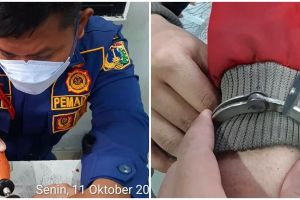 Aksi petugas pemadam kebakaran bantu bongkar borgol ini tuai pujian