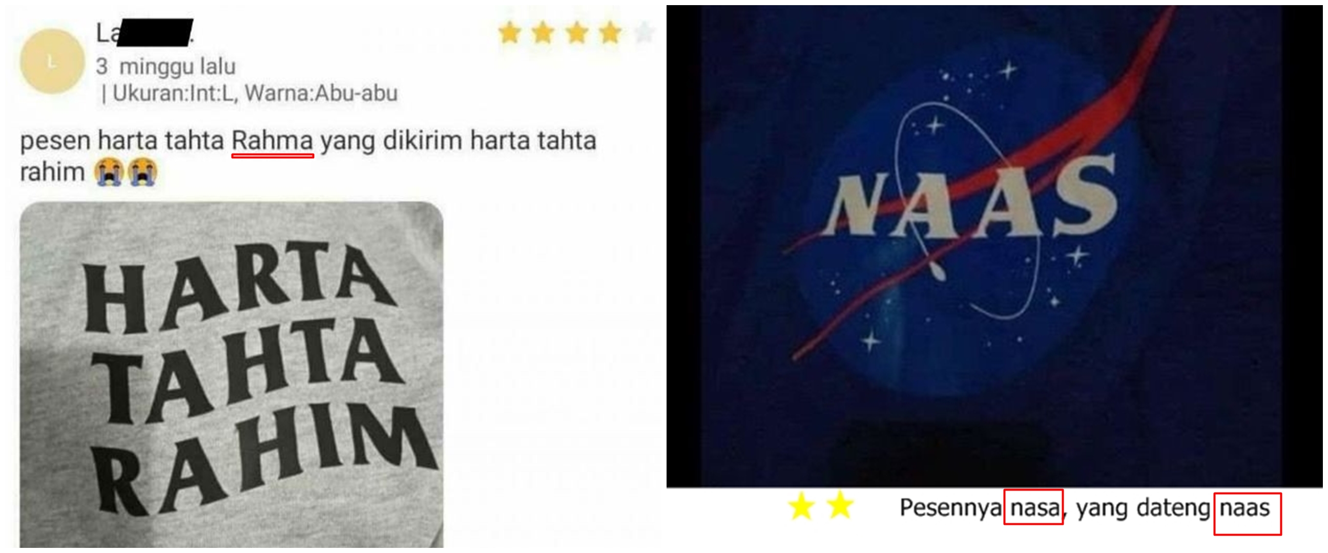 11 Komplain salah tulisan baju ke penjual online shop, lucu banget